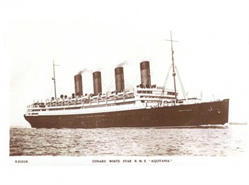 RMS Aquitania, Canadian Museum at Pier 21 / Aquitania, musée canadien du Quai 21